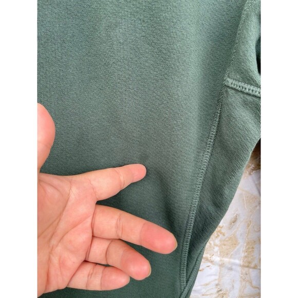 “Free City  ‘FLOW’ French Terry Logo Sweatpants – Small, Olive Green - Picture 4 of 10